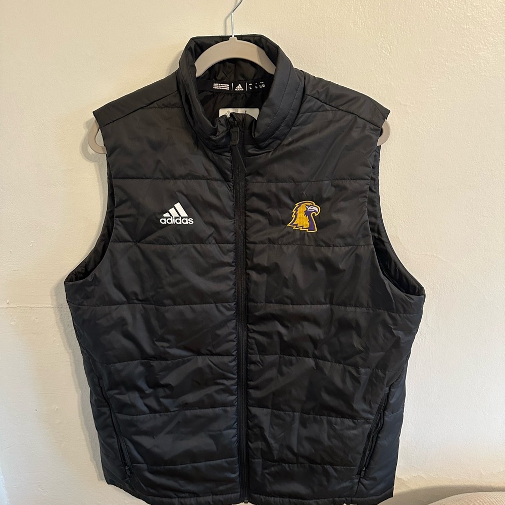 Adidas Tennessee Tech Golden Eagles Puffer Vest | Black | Men’s L